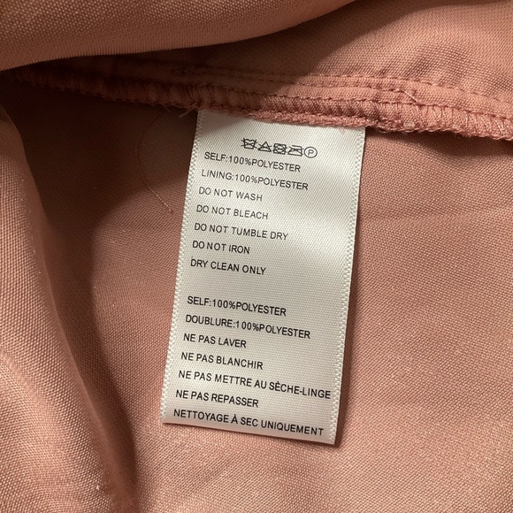 Urban Outfitters Pink Velvet Babydoll Peplum Tank Top Womens SZ S Dainty Fairy - Picture 7 of 7